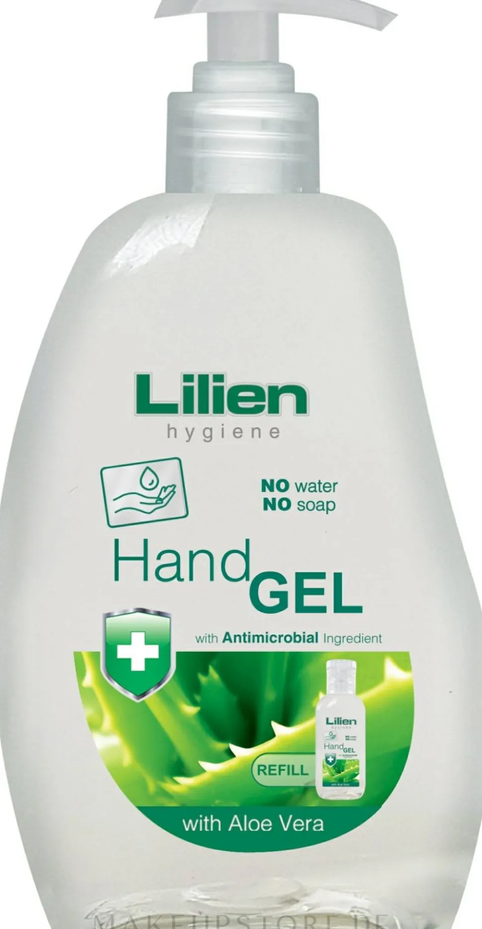Antibakterielles Handgel mit Aloe Vera (mit Spender)