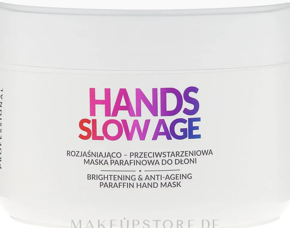 Aufhellende Anti-Aging Handmaske mit Paraffin gegen Pigmentflecken