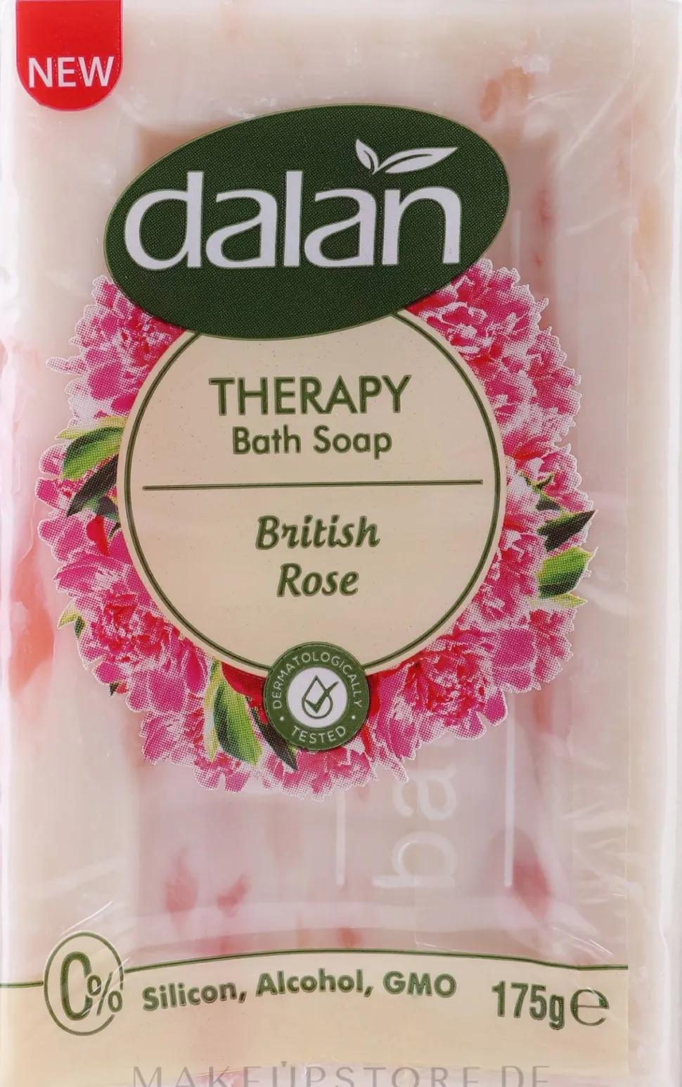 Badeseife mit Milch und Rose