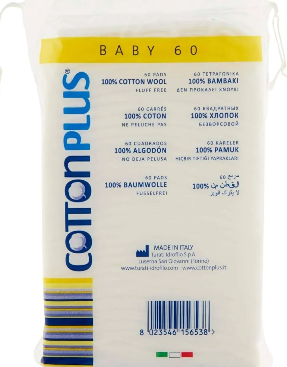 Baumwollpads für Kinder, 60 Stk