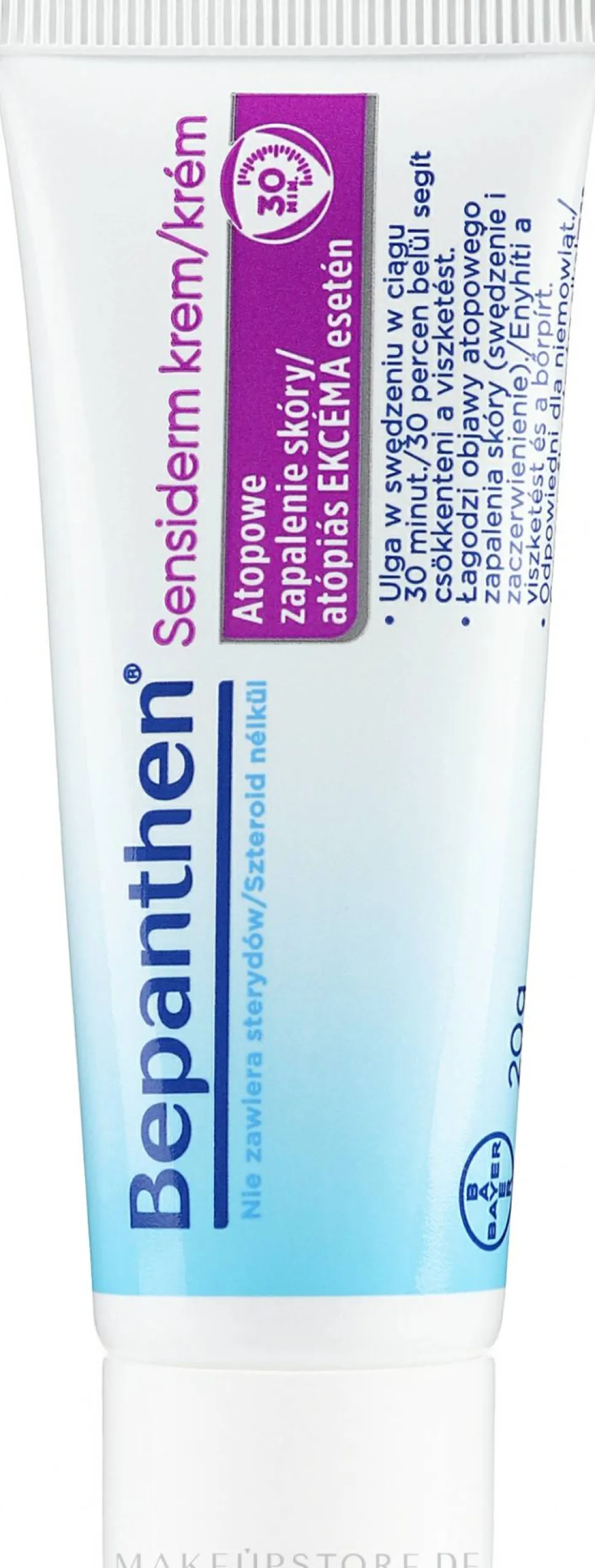 Creme für gereizte Haut