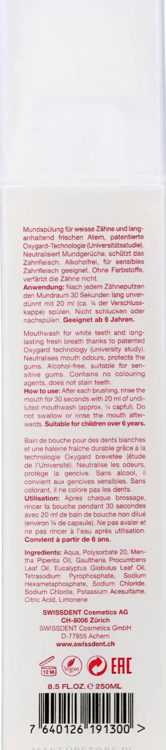 Erfrischende Mundspülung