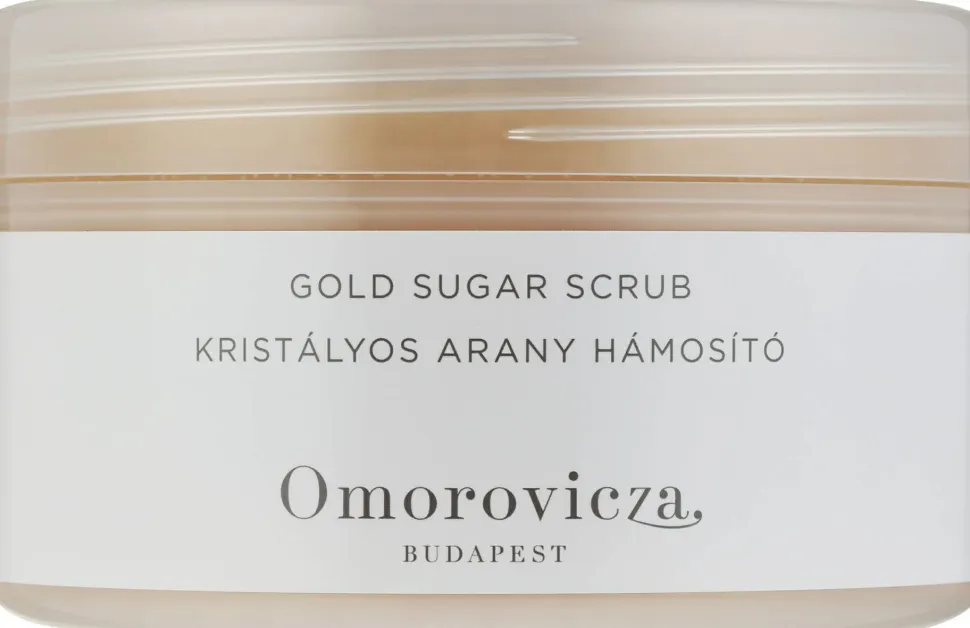 Glättendes Zucker-Körperpeeling mit kolloidalem Gold
