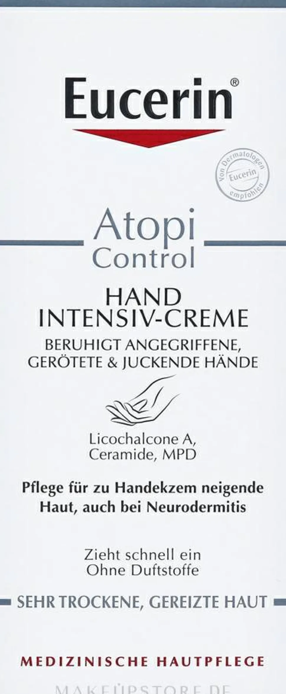 Handcreme für angegriffene, trockene, spröde Haut