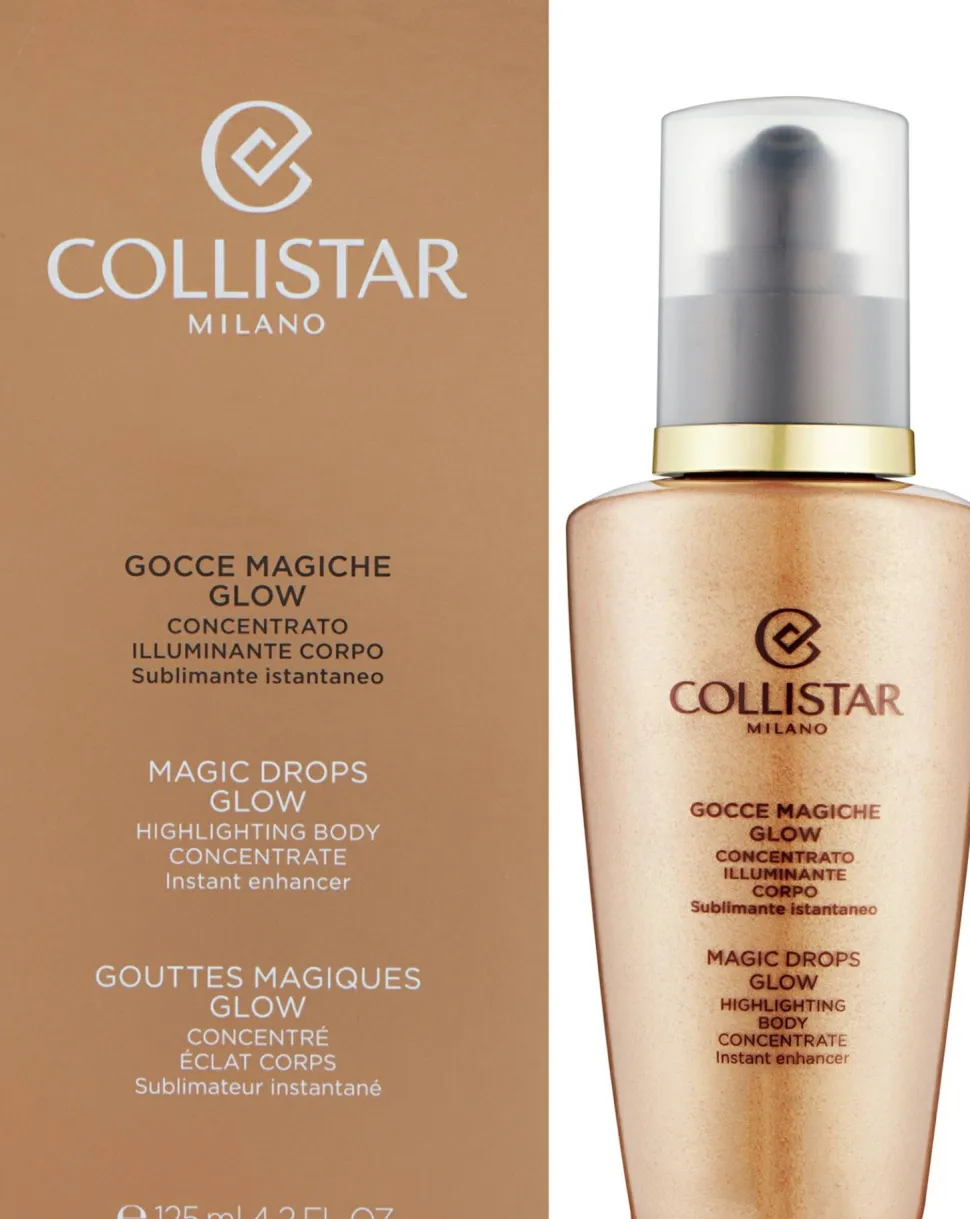 Körper-Gel-Serum mit Perlenmikropartikeln und goldenen Pigmenten