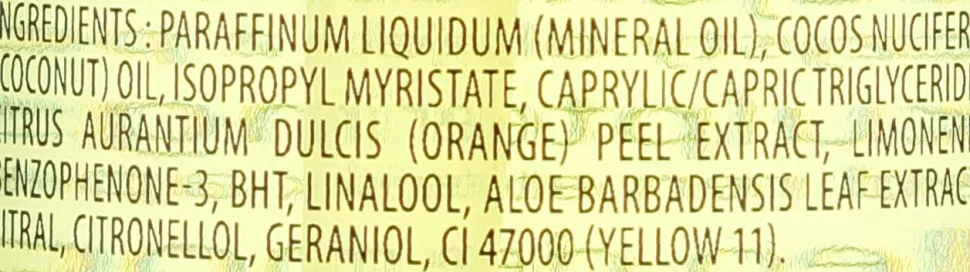 Massage-Körperöl mit ätherischem Orangenbaumöl