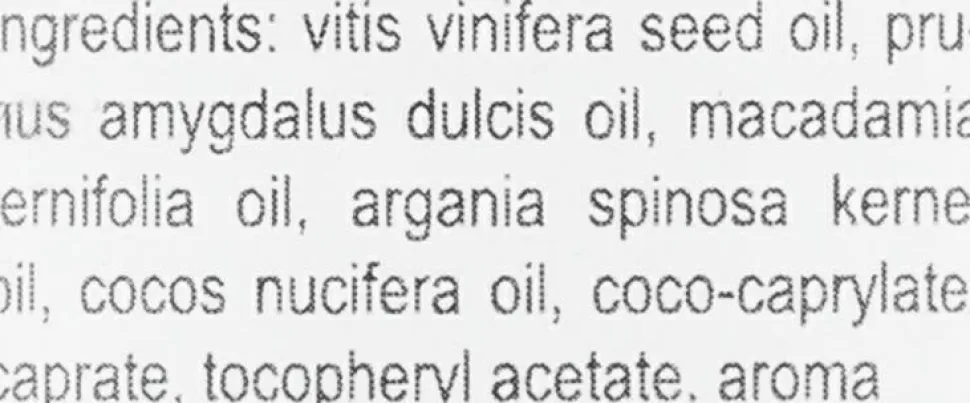 Natürliches Massageöl mit Argan- und Rosenaroma