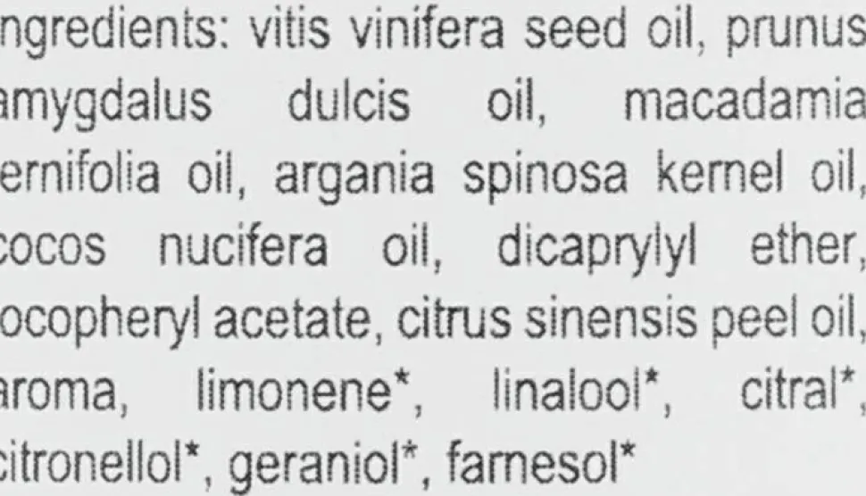Natürliches Massageöl mit Himbeerduft