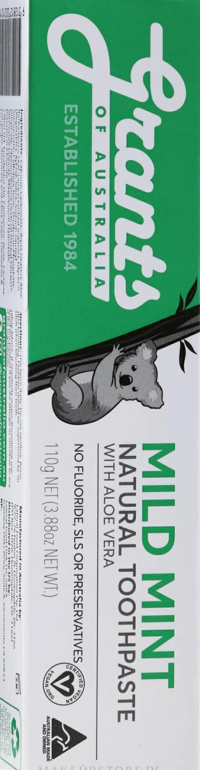 Natürliche Zahnpasta mit Aloe Vera
