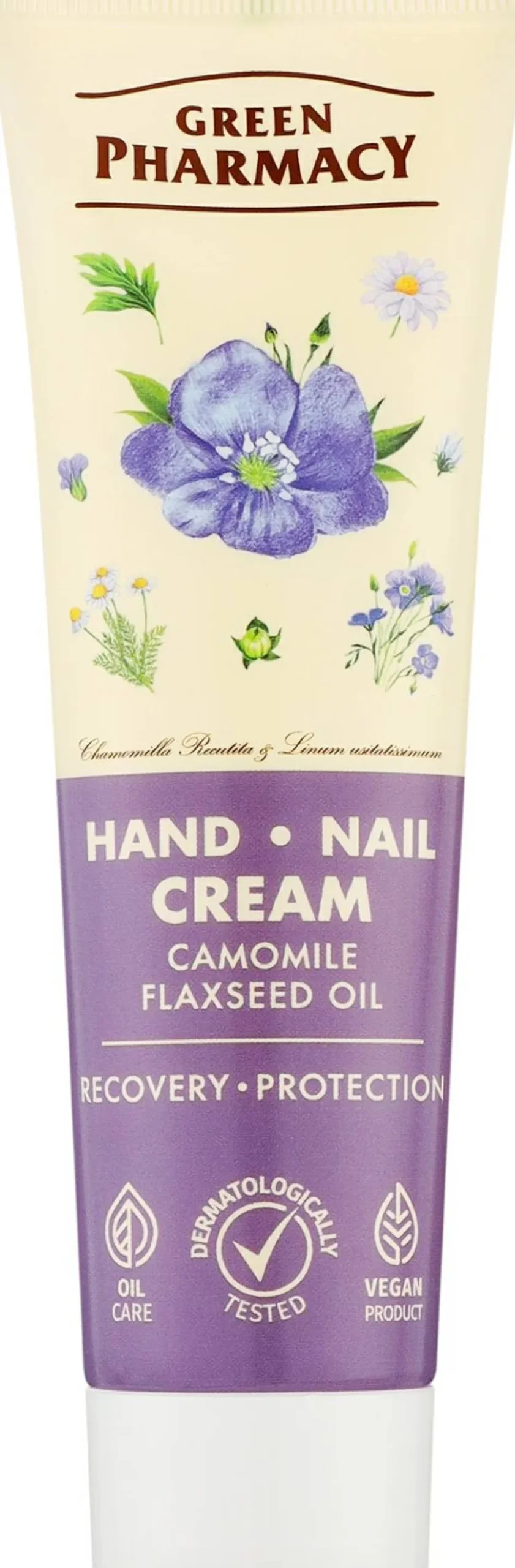 Regenerierende und beruhigende Hand- und Nagelcreme mit Kamille
