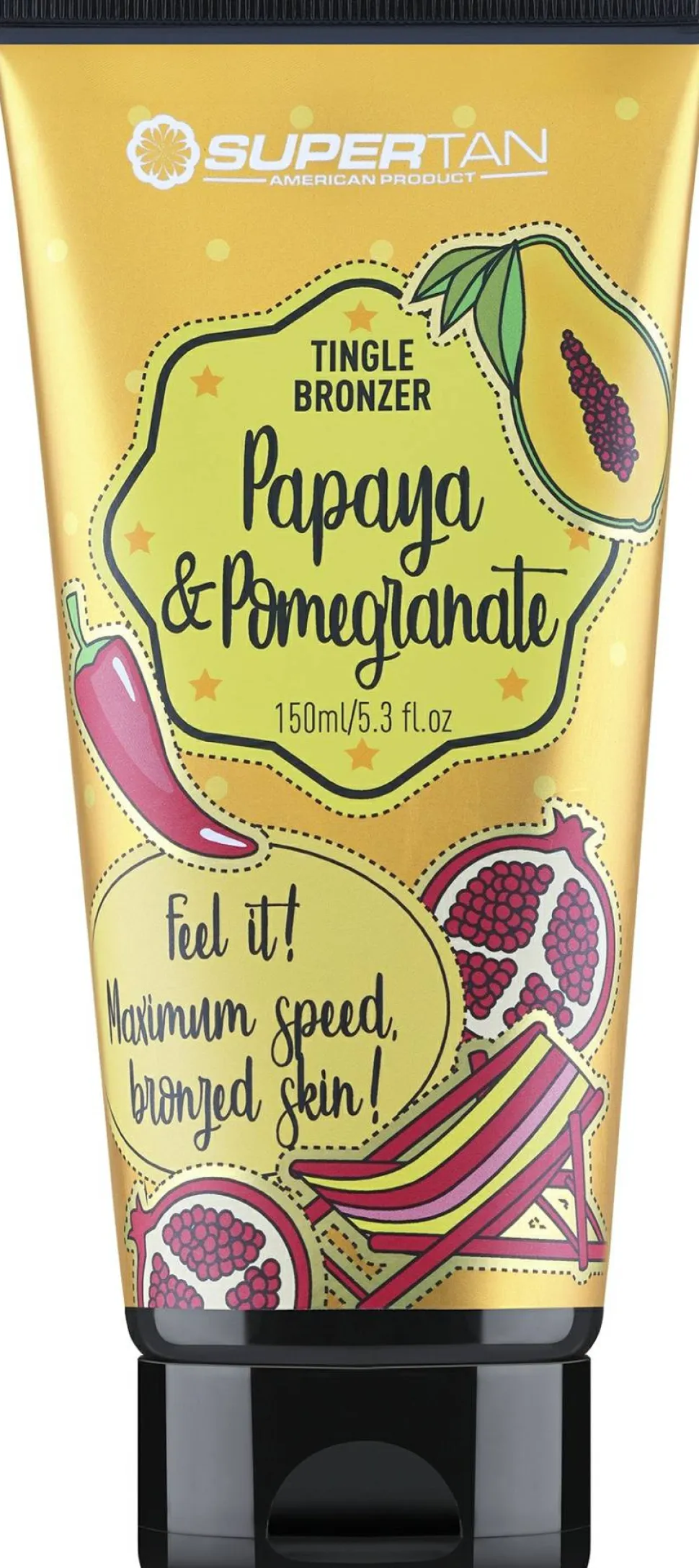 Sonnencreme mit Papaya und Granatapfel