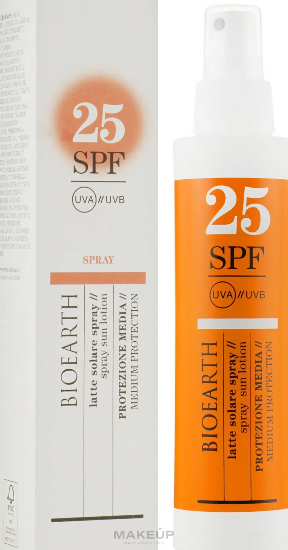 Sonnenschutzspray für den Körper SPF 25