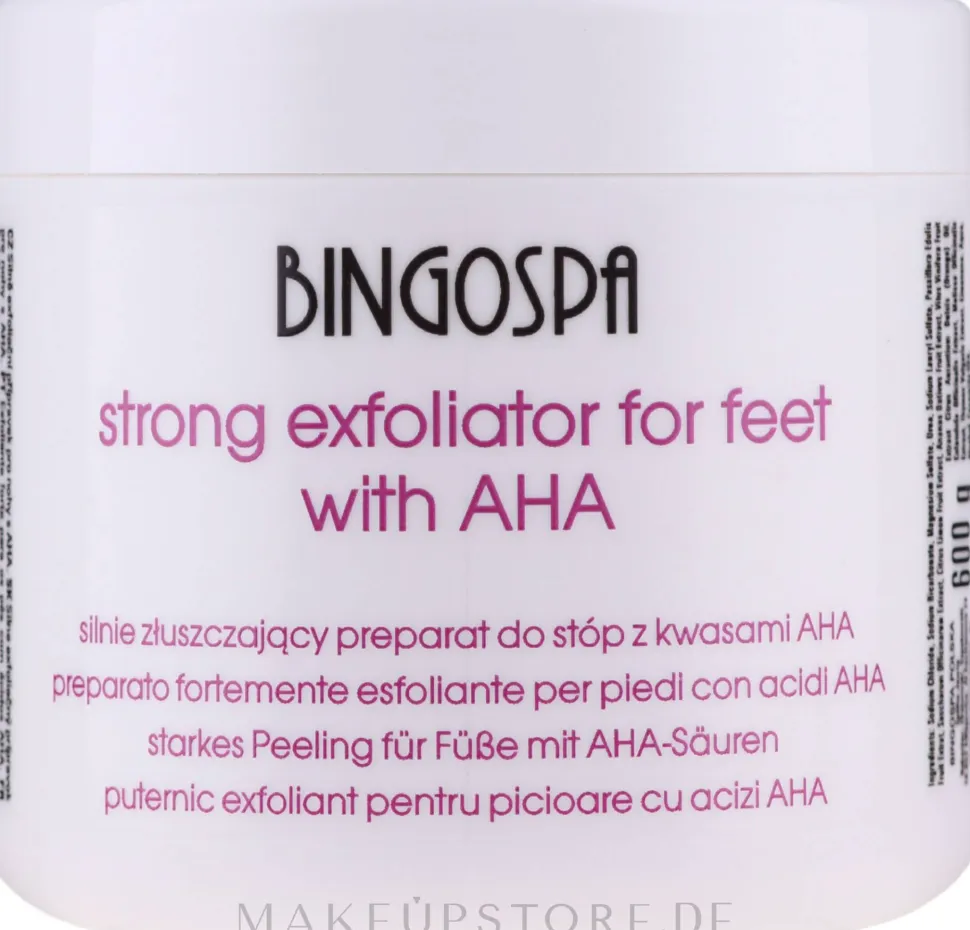 Starkes Peeling für Füße mit AHA-Säuren