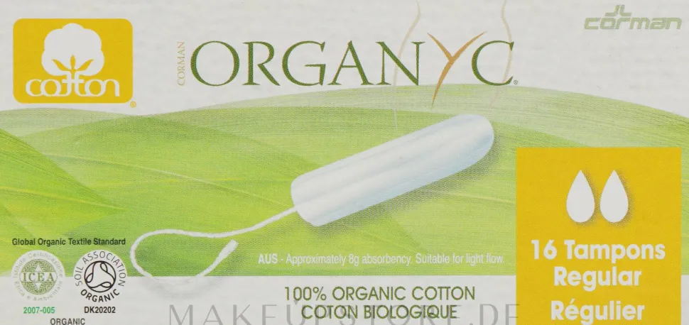 Tampons aus Bio-Baumwolle 16 St.