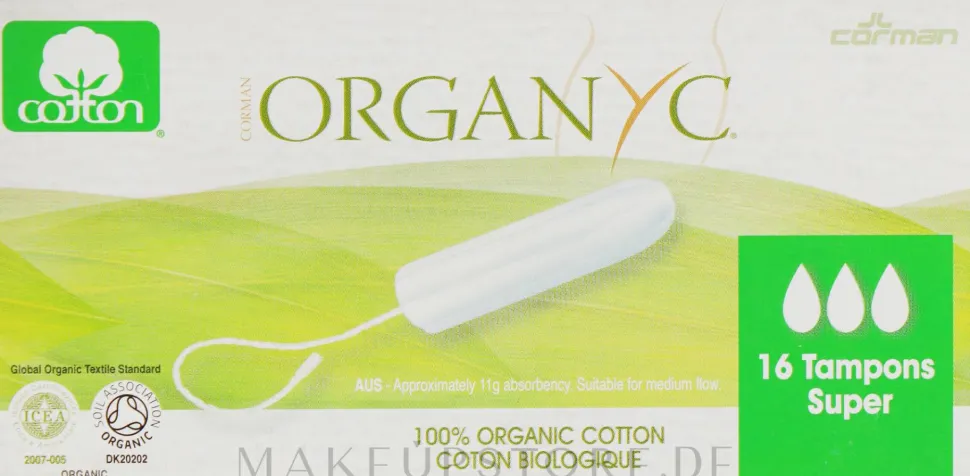 Tampons aus Bio-Baumwolle 16 St.