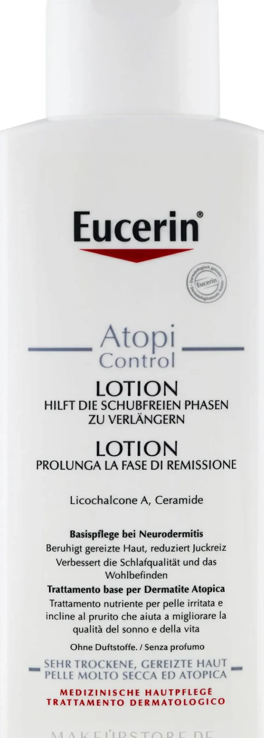 Tägliche Körperlotion mit Licochalcone A und Ceramides für atopische Haut