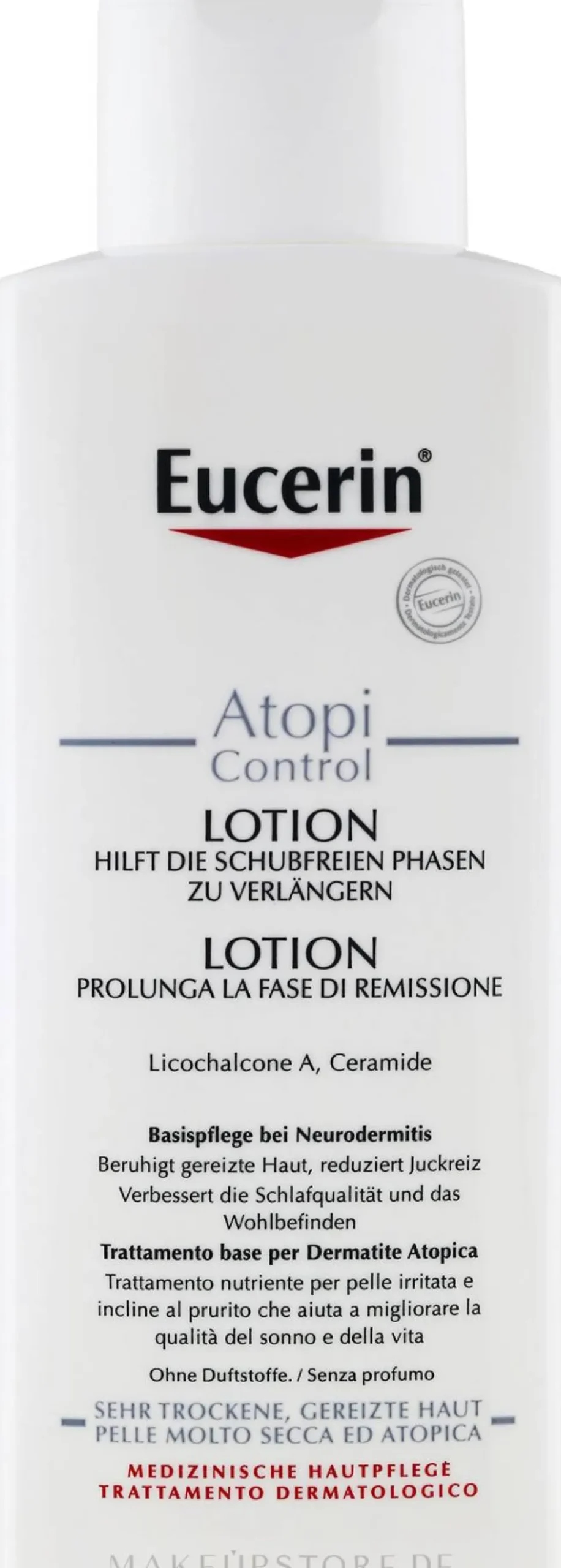Tägliche Körperlotion mit Licochalcone A und Ceramides für atopische Haut