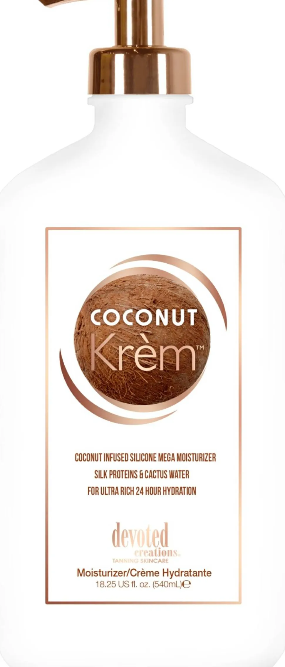 Tägliche Mega-Feuchtigkeitscreme mit Kokosöl, Seidenproteinen und Kaktuswasser