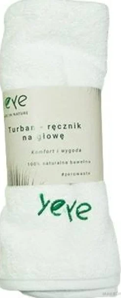 Turban-Handtuch aus Baumwolle zum Trocknen der Haare Gewicht 350 g weiß